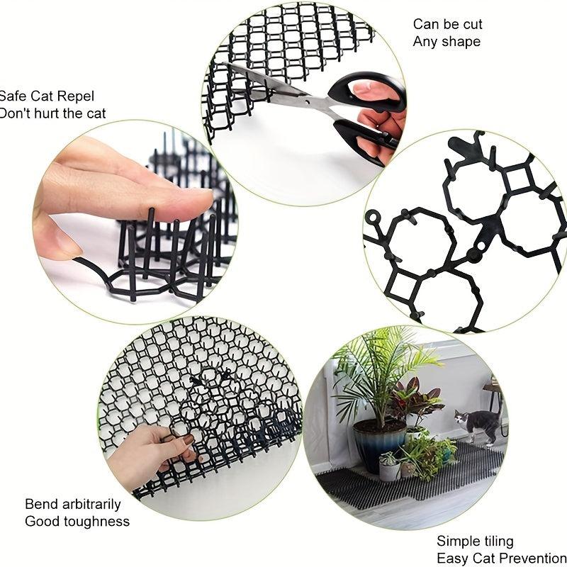 Cat Scat Mat With Spikes Durable Cat Repellent Spikes For Indoor Outdoor Garden