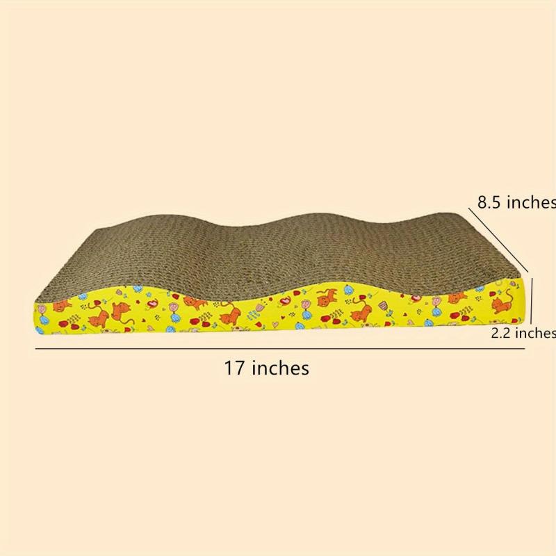 Wave Cat Scratcher Pad: Stress Relieving Toy