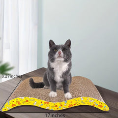 Wave Cat Scratcher Pad: Stress Relieving Toy
