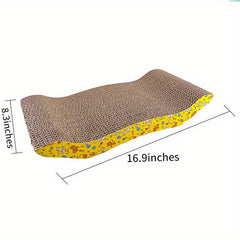 Wave Cat Scratcher Pad: Stress Relieving Toy