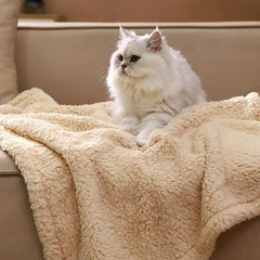 Pet Blanket Mat Warm Pet Bed Sleep Mat Double Sided Blanket Dog Sleeping Blanket