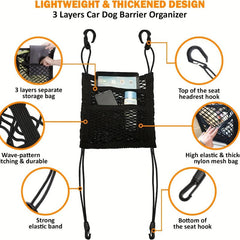 Elastic Car Pet Fence Dog Safety Isolation Net