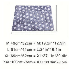 Cartoon Dog Paw Pattern Double Layer Pet Mat