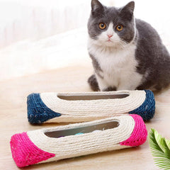 Interactive Sisal Cat Scratcher with Playful Balls for Feline Entertainment