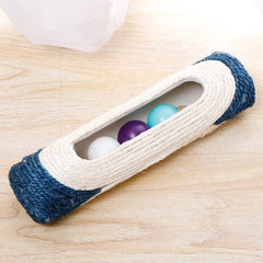 Interactive Sisal Cat Scratcher with Playful Balls for Feline Entertainment