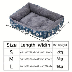 Cat Bed Square Pet Mat Winter Warm Cat Mat