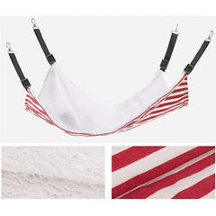 Graphic Pattern Reversible Cat Hammock Bed