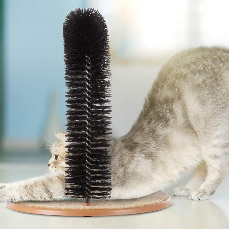 Cat Scratcher Self Grooming Brush Pet Tickling Toy