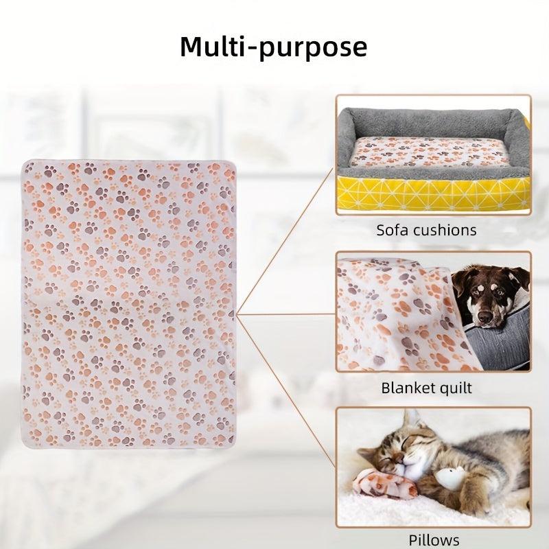 Soft Coral Velvet Dog Blanket Cozy and Comfortable Pet Blanket