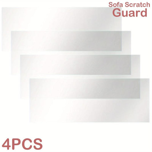 4pcs Cat Scratch Guard Mat Furniture Sofa Couch Protector Pads
