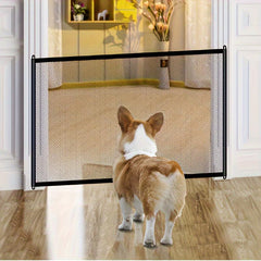 Pet Dog Gate Mesh Dog Fence Foldable Breathable Net Dog Fence