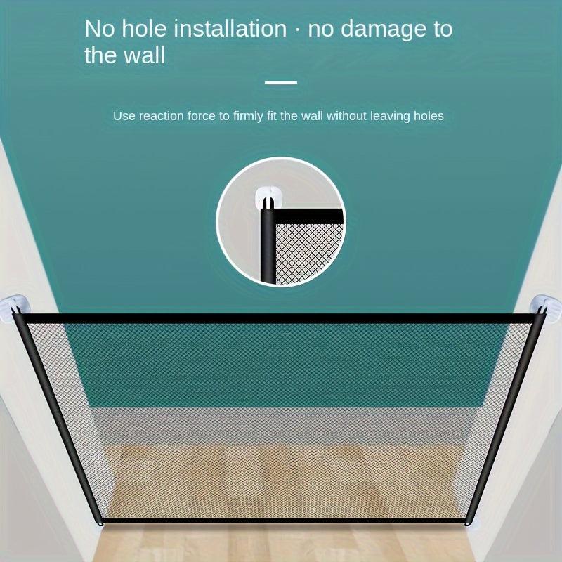 Pet Dog Gate Mesh Dog Fence Foldable Breathable Net Dog Fence