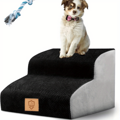 Foam Dog Stairs Non Slip Washable Cover Included
