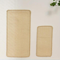 Sisal Cat Scratcher Mat with Magic Stickers - Durable Scratch Pad