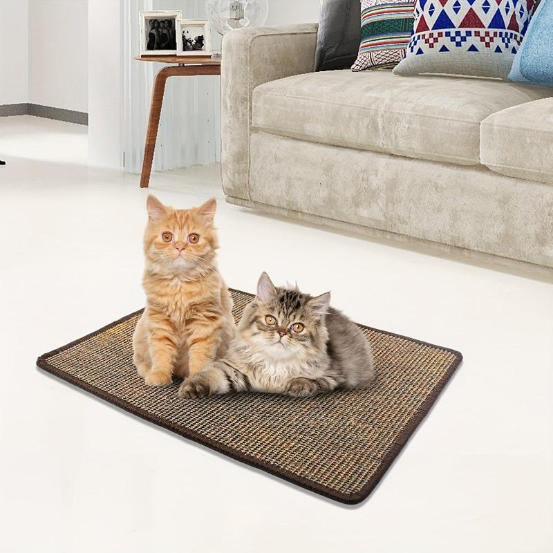 Sisal Cat Scratch Pad Protects Furniture & Satisfies Cat Instinct