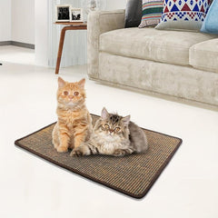 Sisal Cat Scratch Pad Protects Furniture & Satisfies Cat Instinct
