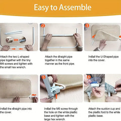Foldable Cat Window Perch House with Strong Suction Cups