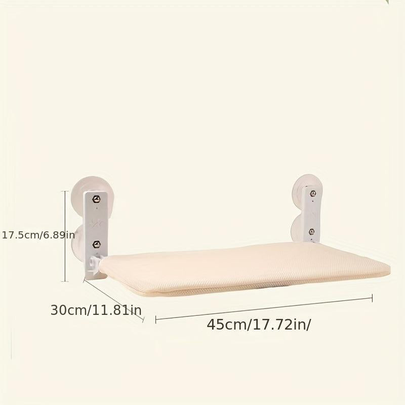 Foldable Cat Window Perch House with Strong Suction Cups
