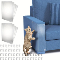 8pcs Cat Scratch Furniture Protector Set with 30 Pins