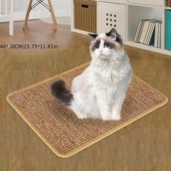 Sisal Cat Scratcher Mat Soft Scratch Pad Durable Protect Furniture