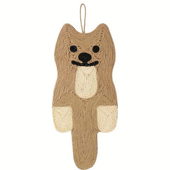 Sisal Cat Scratch Pad Hanging Rat Shaped Cat Scratcher Mat
