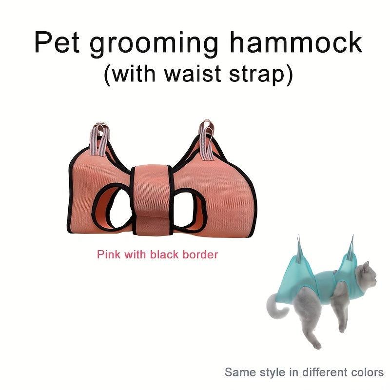 Pet Grooming Hammock Harness for Cats & Dogs - Safe & Easy Grooming