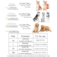 Calming Orthopedic Pet Bed for Small Medium Large Dogs Cats Soft Dog