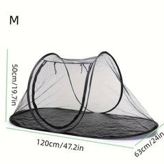Portable Foldable Cat Tent Mesh Shelter for Outdoor Travel and Camping
