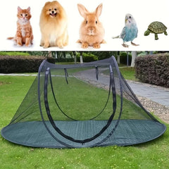 Portable Foldable Cat Tent Mesh Shelter for Outdoor Travel and Camping