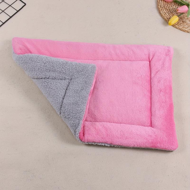 Pink Reversible Pet Mat Durable And Soft Cat Bed All Cat Nest Mat