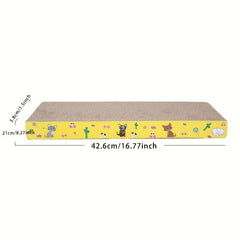 Large Cat Scratching Mat Interactive Toy Pad for Small & Large Cats