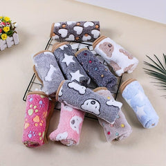 Cartoon Star Pattern Dog Blanket Durable Breathable Pet Cushion Pad