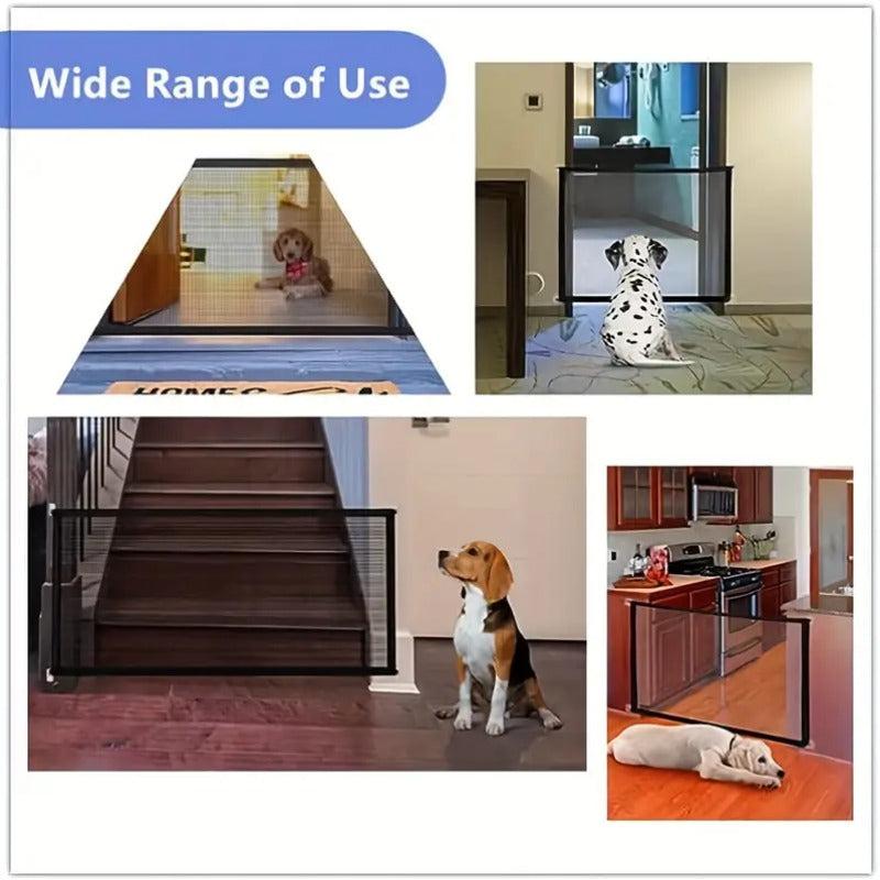 Mesh Pet Gate 71 Dog Gate For House No Drilling
