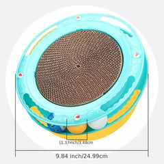 Interactive Cat Scratching Post Toy for Indoor Cats
