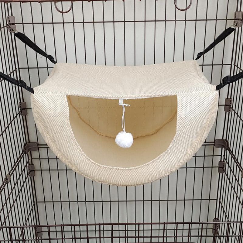 Summer Breathable Cat Cage Hammock Pet Bed