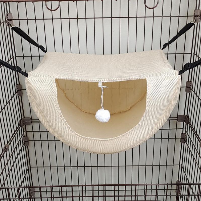 Summer Breathable Cat Cage Hammock Pet Bed