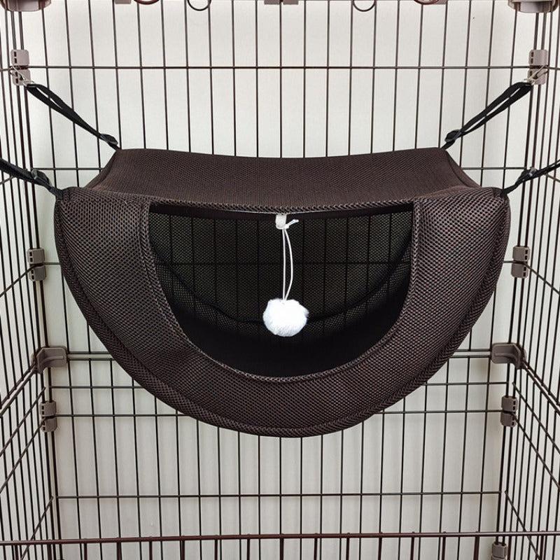 Summer Breathable Cat Cage Hammock Pet Bed