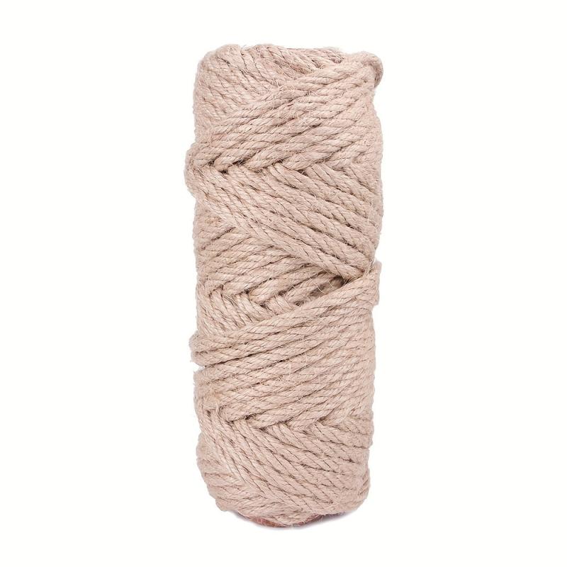 Natural Sisal Rope 4mm 6mm Cat Scratcher Repair Replace Scratching Post