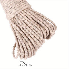 Natural Sisal Rope 4mm 6mm Cat Scratcher Repair Replace Scratching Post