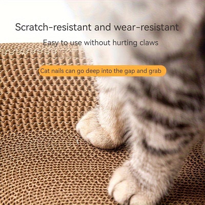 Cartoon Cat Scratcher Bed Cardboard for Rest & Scratching