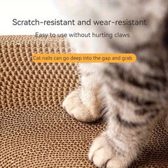 Cartoon Cat Scratcher Bed Cardboard for Rest & Scratching