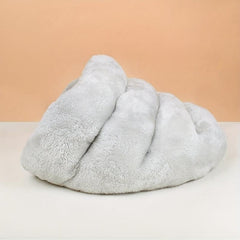 Soft Plush Cat Cave Nest With Removable Cushion Mat
