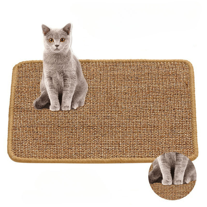 Sisal Cat Scratcher Mat Durable Scratching Pad & Claw Protection