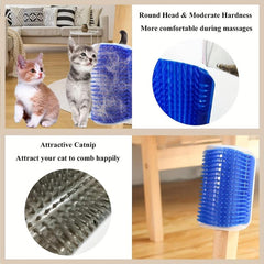 Large Cat Scratcher Cat Scratching Device Cat Toy Wall Corner Massage Brush