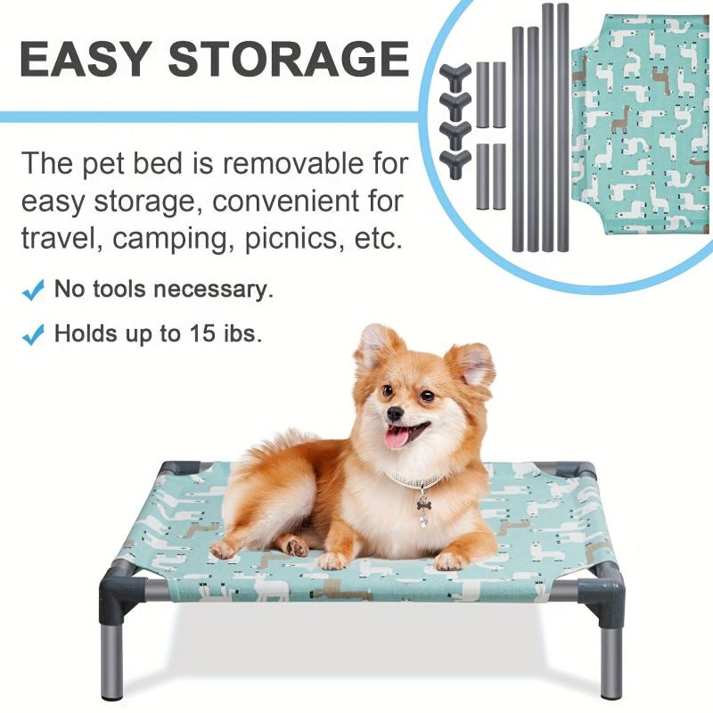 Elevated Dog Rocking Bed Detachable Dog Hammock Bed