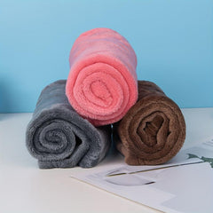 Pet Blanket Embossed Footprint Flannel Thickened Cat Blanket