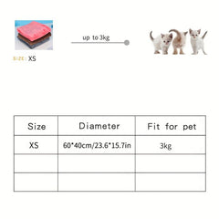Pet Blanket Embossed Footprint Flannel Thickened Cat Blanket