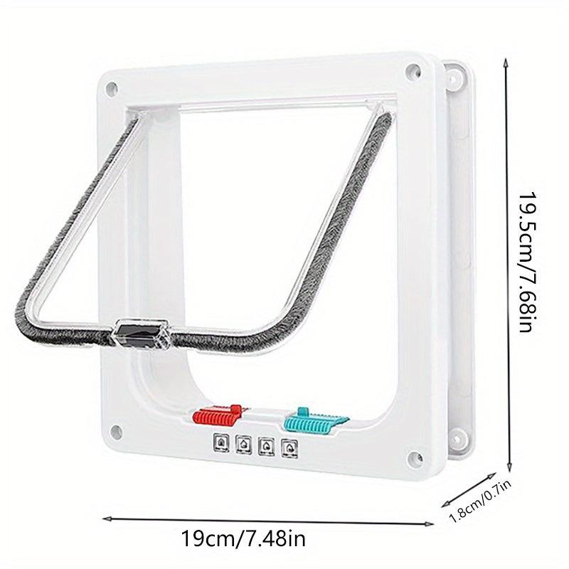 Pet Door Two way Entrance And Exit Hole Household Pet Small Door Acrylic Board