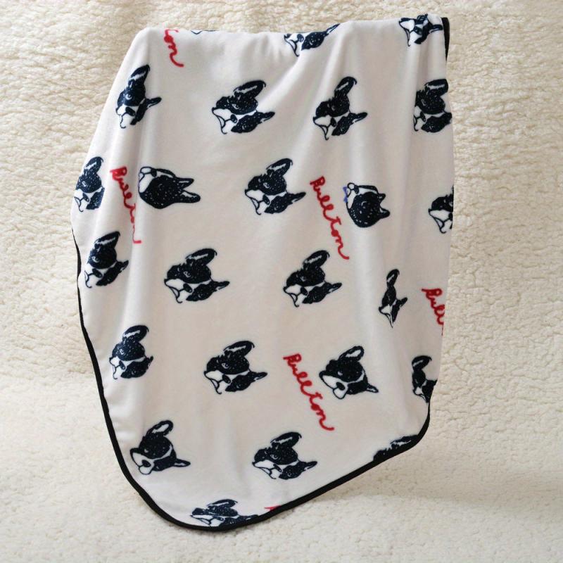 Cartoon Dog Pattern Pet Blanket Breathable Mat for Cats and Dogs