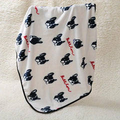 Cartoon Dog Pattern Pet Blanket Breathable Mat for Cats and Dogs